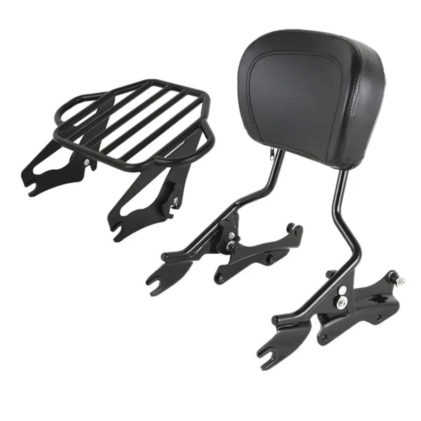 Sissy Bar Backrest Luggage Rack Docking Hardware Fit For Harley Road Glide 14-25