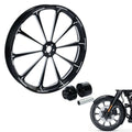 30" x 3.5" Front Wheel Rim Hub Single Disc Fit For Harley Electra Glide 97-2021