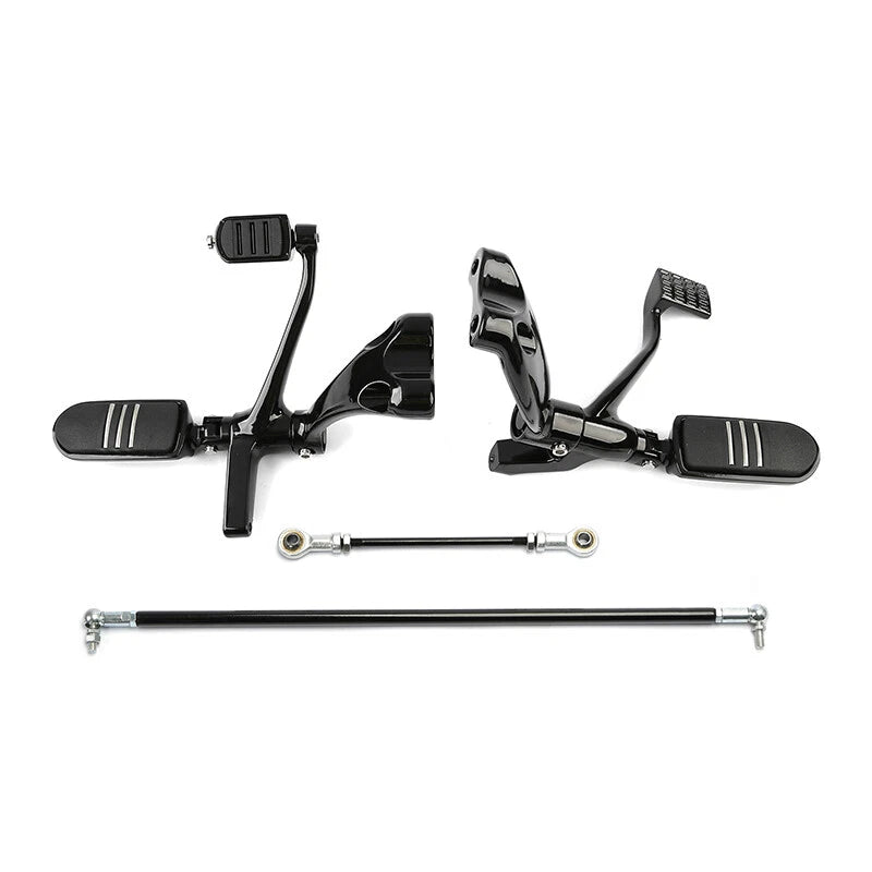Control Forward Pegs Linkage Lever Kit Fit For Harley Sportster XL1200 883 04-13