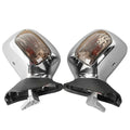Smoke Len Rear View Mirrors Turn Signals Fit For Honda Goldwing GL1800 2001-2017