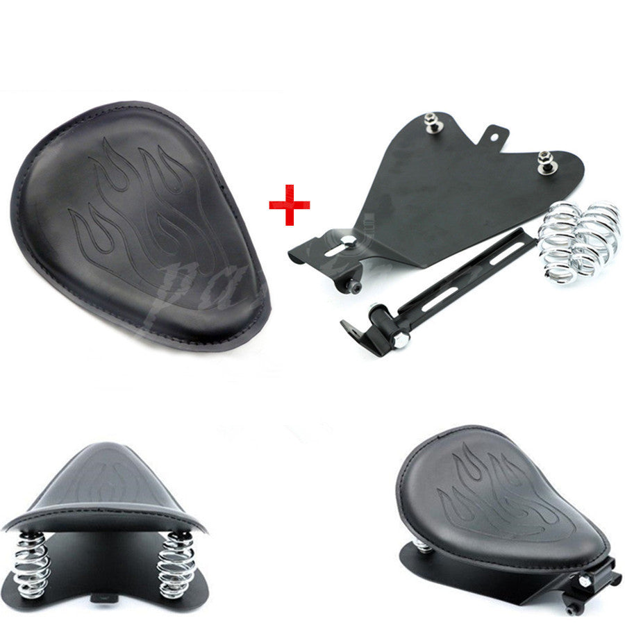 Motorcycle Solo Seat Baseplate Springs Bracket For Harley Sportster XL883 XL1200