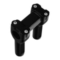 Vivid Black 4" Handlebar Risers Fit For Harley Dyna Softail 1.25" Bar Fat Bob