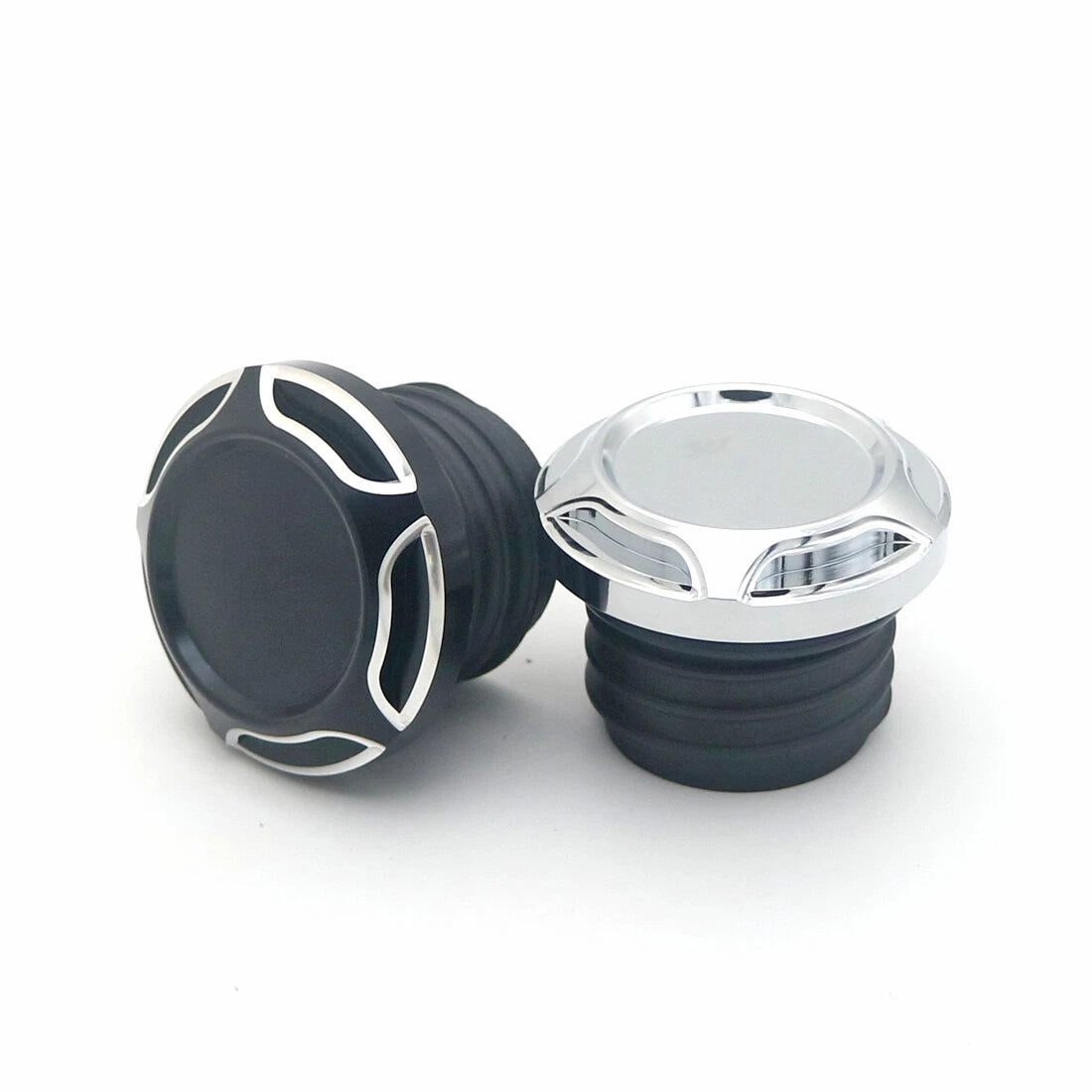New CNC Edge Cut Vented Gas Tank Cap Fuel Cap For Harley Sportster Dyna Softail