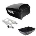 King Trunk Two Up Mount Rack Fit For Harley Touring Road Street Glide 2014-2026