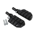Black Rear Passenger Footpeg Peg Fit For Harley Heritage Softail Fatboy 2000-06