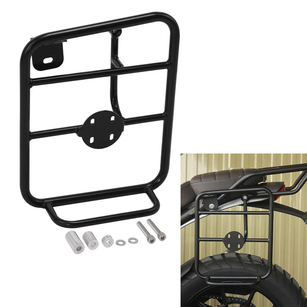Black Luggage Rack Side Carrier Fit For Triumph Speed 400 Scrambler 400X 2024