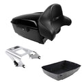 King Trunk Backrest Mount Rack Fit For Harley Touring Electra Road Glide 2009-13