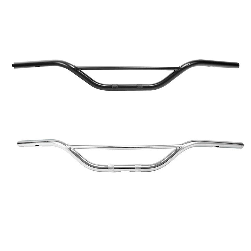 Hollywood 1'' Ape Hanger Handlebar Fit For Harley Softail Fatboy Chrome/Black