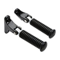Black Passenger Foot Pegs Fit For Harley Touring Electra Road King Glide 93-2025