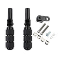 Black Foot Pegs Footrests Fit For Harley Davidson Softail Slim Fls 2012-2017 16