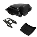 Razor Trunk Backrest Pad Mount Rack Fit For Harley Cvo Street Road Glide 2014-26