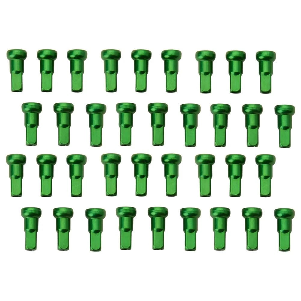 Tusk Impact Wheel Replacement Spoke Nipple Kit Front Green For KTM 500 EXC-F Six