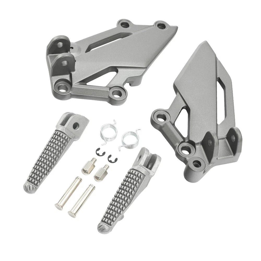 Driver Front Foot Pegs Bracket For Kawasaki Ninja 250R 2013-2017 Z250 2013-2018