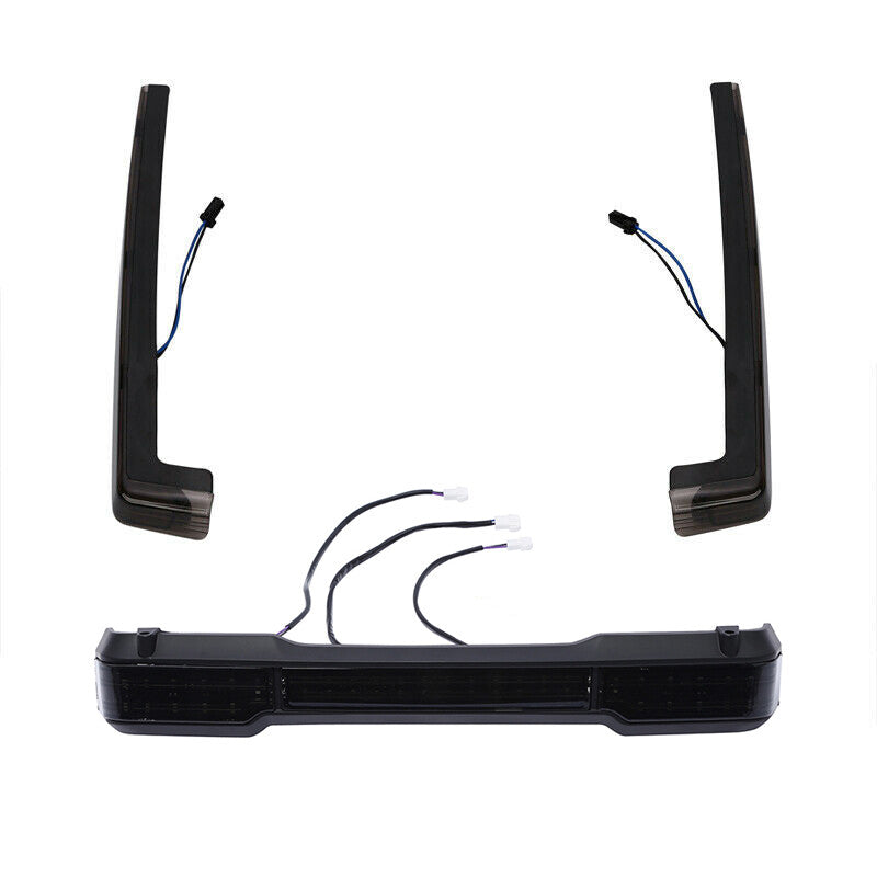 LED Brake Tail Light Accent Side Markers Fit For Harley King Trunk Touring 97-08