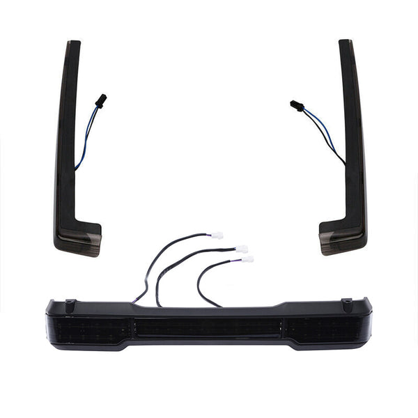 LED Brake Tail Light Accent Side Markers Fit For Harley King Trunk Touring 97-08