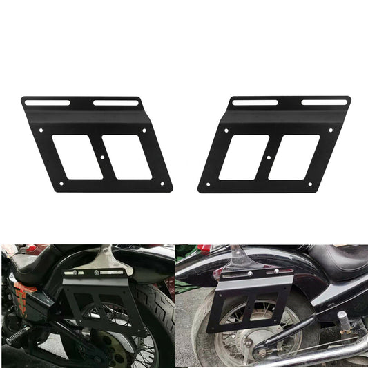 9.5cm-24cm Heavy Metal Adjustable Saddle Bag Support Bar Mount Bracket For Honda