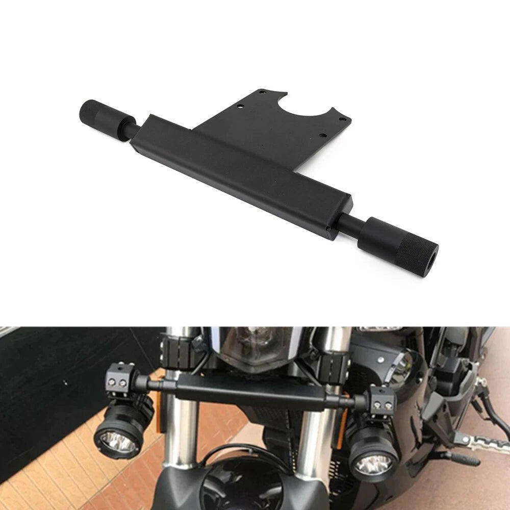 Motorcycle Black Spot Fog Light Mount Bracket Adapter For Benelli Leoncino 800