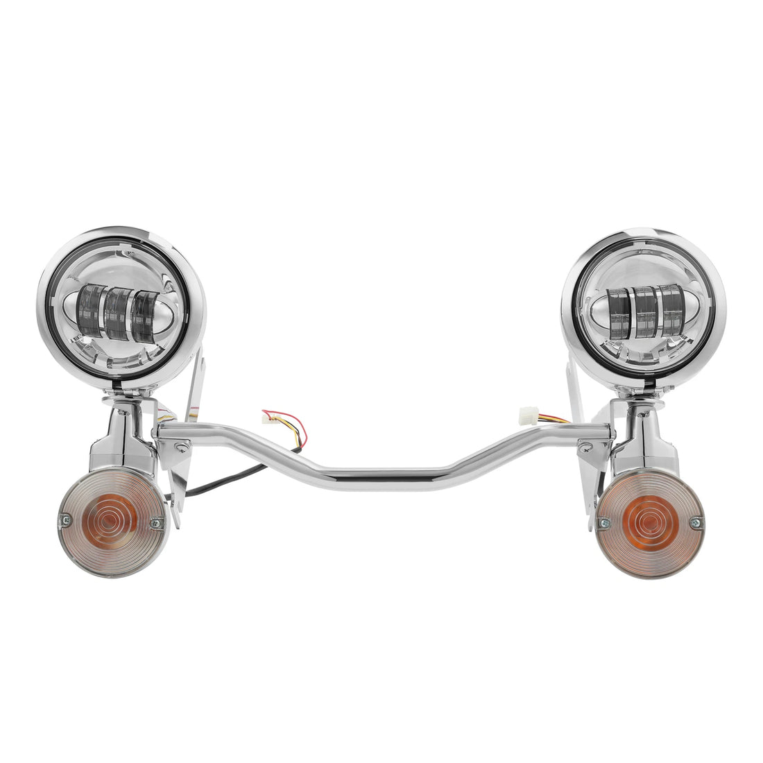 4.5" LED Spot Passing Lights Turn Signals Fit For Harley Road King 2014-2024