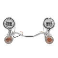 4.5" LED Spot Passing Lights Turn Signals Fit For Harley Road King 2014-2024