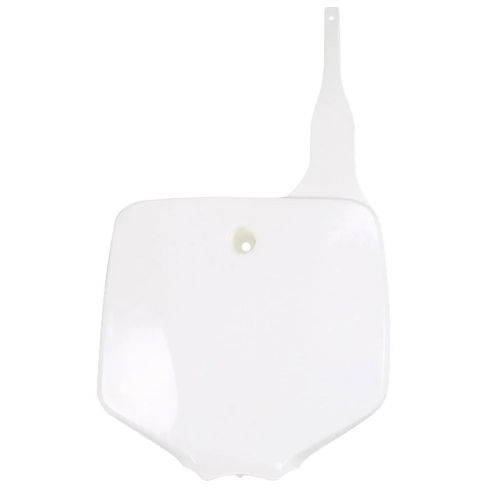 UFO Front Number Plate White For Kawasaki KX65 2000-2009,2011-2026
