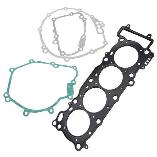 Cylinder Head Crankcase Cover Gasket Kits Set For Yamaha R6 YZFR6 YZF-R6 99-02