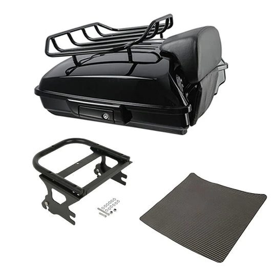 Razor Trunk Backrest Rack Mount Fit For Harley Electra Road Glide 1997-2008