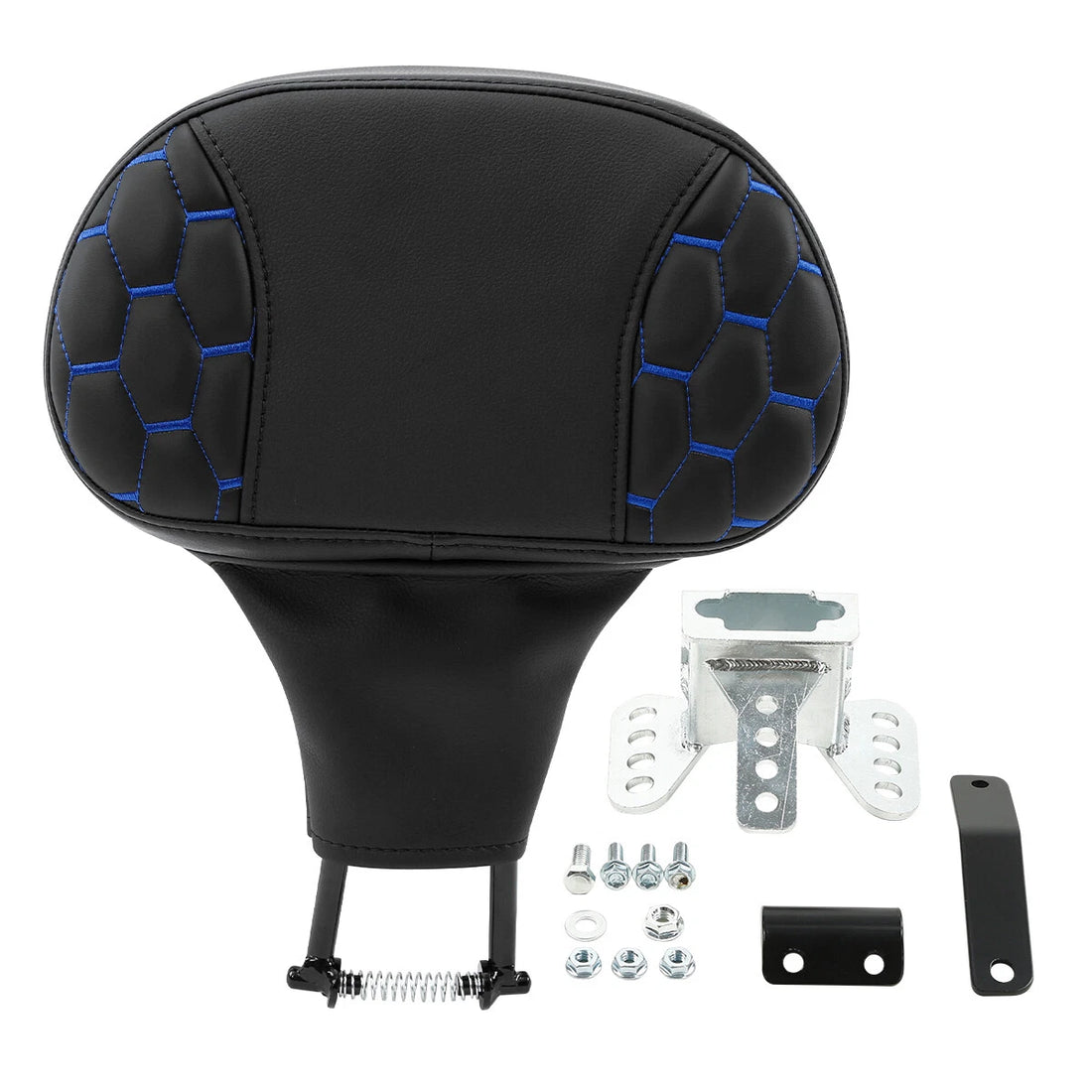 Driver Backrest Fit For Harley-Davidson Electra Road Glide 2009-2023 Blue Stitch