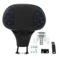 Driver Backrest Fit For Harley-Davidson Electra Road Glide 2009-2023 Blue Stitch