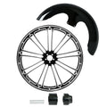 23" 3.5" Front Wheel Rim Single Disc Hub Fender Fit For Harley Road Glide 08-25