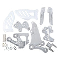 Driver Rider Footpegs Footrests Bracket Fit For Suzuki GSXR600 GSXR750 2006-2010