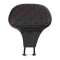 Stitched Driver Rider Backrest Fit For Harley Touring Road Glide 2009-2023