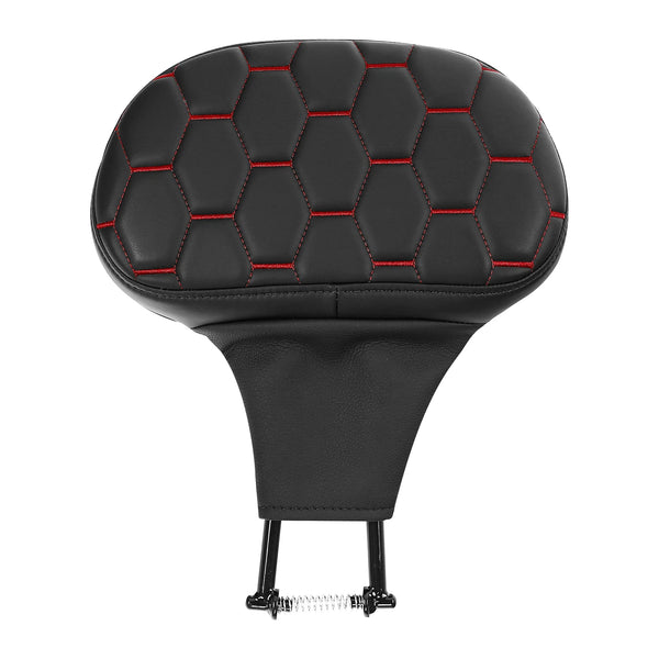 Stitched Driver Rider Backrest Fit For Harley Touring Road Glide 2009-2023