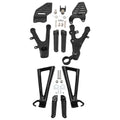 Driver & Passenger Footpegs Footrest Bracket Mount Fit For Yamaha Yzf R6 2006-16