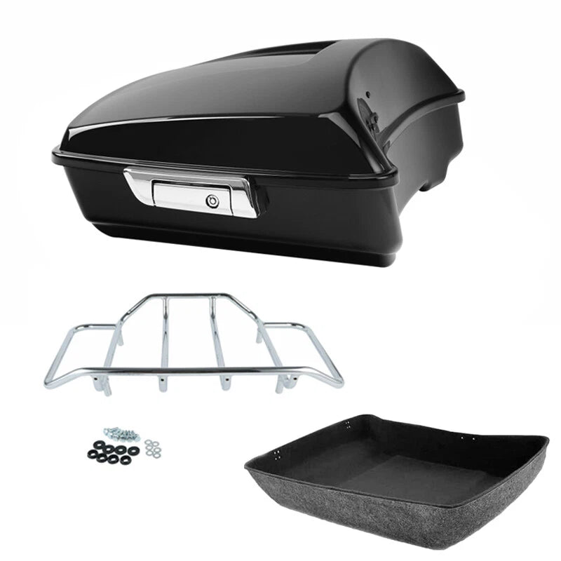 Chopped Trunk Top Luggage Rack Fit For Harley Touring Road Street Glide 2014-26