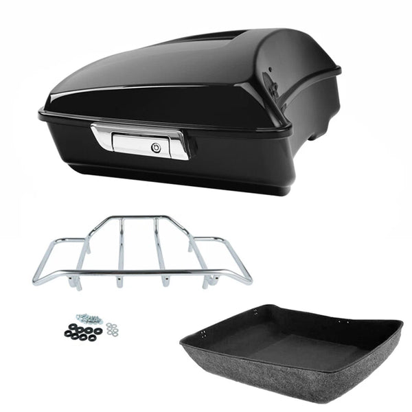 Chopped Trunk Top Luggage Rack Fit For Harley Touring Road Street Glide 2014-26