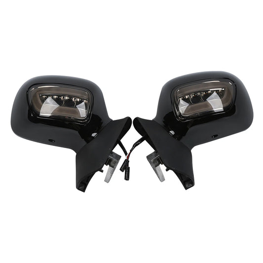 Rearview Mirrors LED Turn Signals Fit For Honda Goldwing GL1800 2001-2017