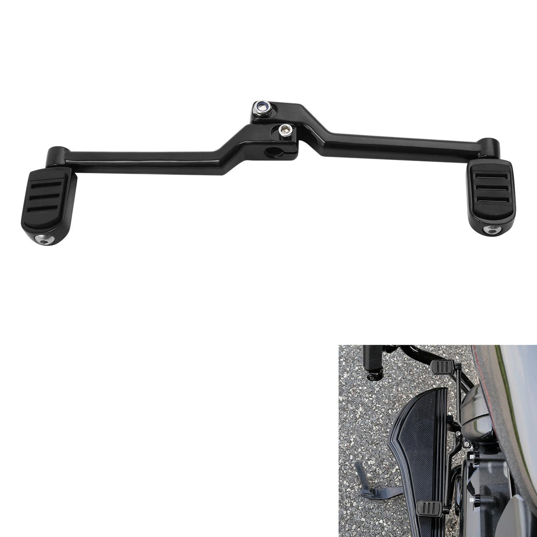 Heel Toe Shift Lever Shifter Pegs Fit For Harley Touring Street Glide