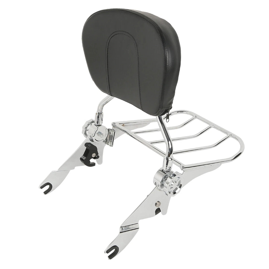 Detachable Backrest Sissy Bar &Rack Fit For Harley Electra Street Glide 09-2025