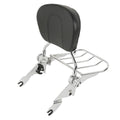 Detachable Backrest Sissy Bar &Rack Fit For Harley Electra Street Glide 09-2025