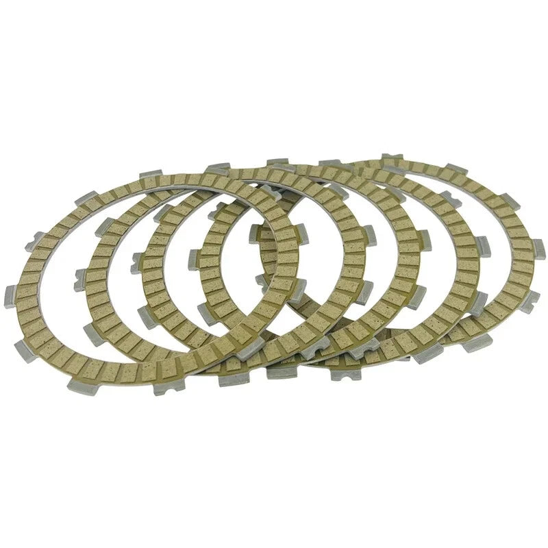 5PC Clutch Disc Plates For Kawasaki EX250 86-07 ZZ-R250 ZZR250 99-07 EL250 88-89