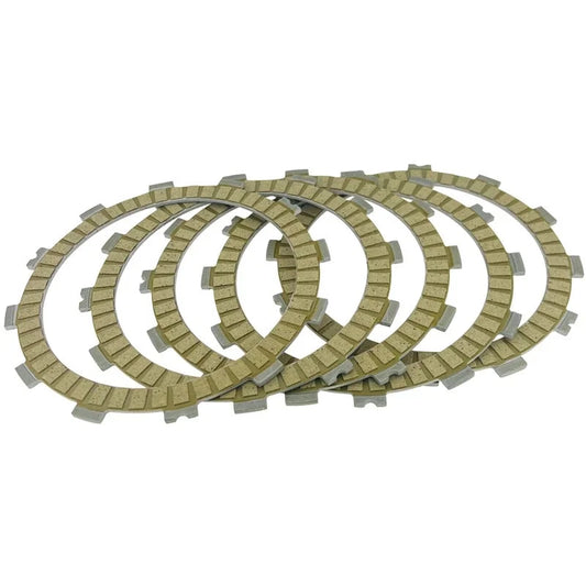 5PC Clutch Disc Plates For Kawasaki EX250 86-07 ZZ-R250 ZZR250 99-07 EL250 88-89