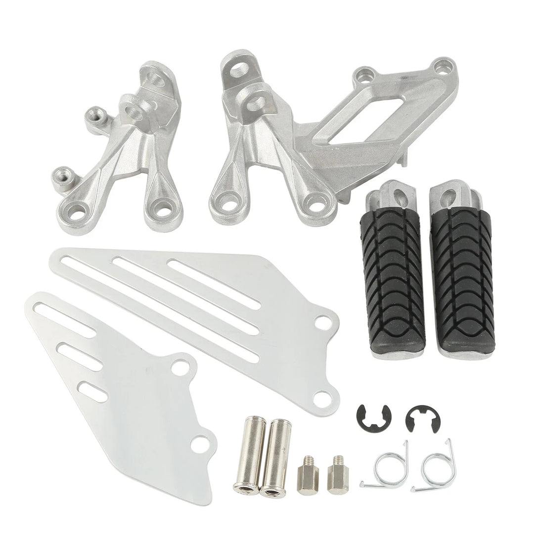 Front Driver Footpegs Bracket Set Fit For Kawasaki Ninja ZX14R ZZR1400 2006-2023