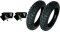 2) HD Tire And Tube Straight Size 2.50-10 2.50X10 For Razor Razer SX500 SX650