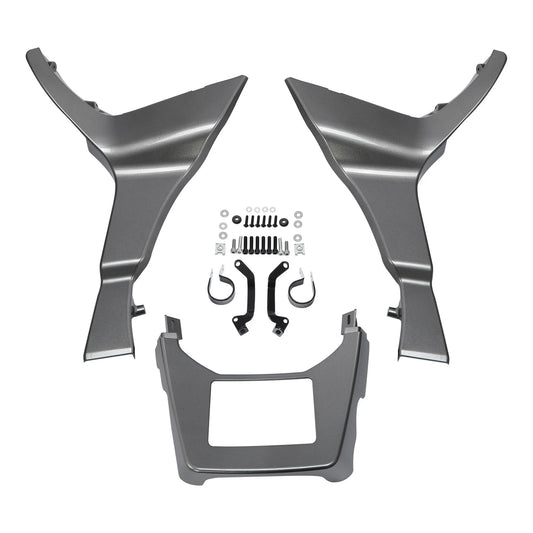 Fairing Spoilers Covers Fit For Harley Road Glide Fltrxs 2017-2024 Billet Silver