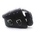 Black Artificial Leather Left Saddlebag With Drink Holder For Sportster XL883
