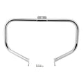 Chrome Square Curved Engine Guard Crash Bar For Harley Softail Fatboy 2000-2017