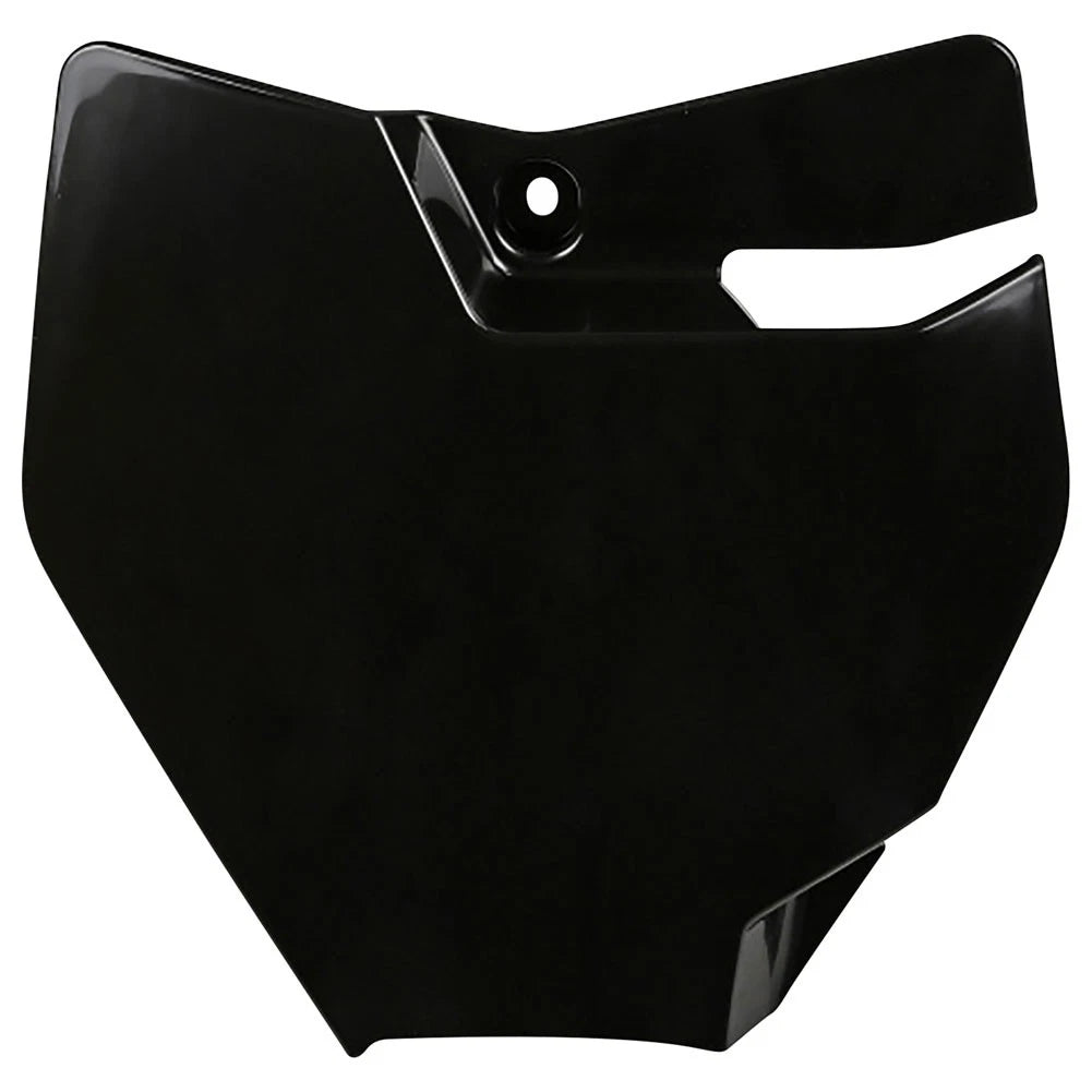 UFO Front Number Plate Black For GASGAS MC 65 2021-2023