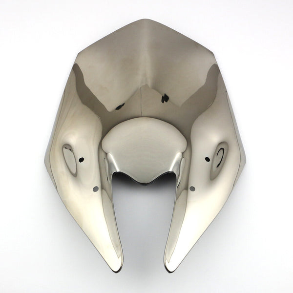 Motorcycle Windshield Windscreen For Kawasaki Z800 2012-2018 13 14 15 16 Chrome