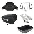 Matte King Trunk Backrest Mount Fit For Harley Touring Road Street Glide 2014-26