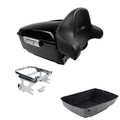 King Trunk Backrest Two Up Mount Fit For Harley Touring Road King 97-08 US